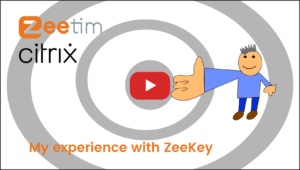 A customer explaining the fantastic user experience he encountered using ZeeKey.